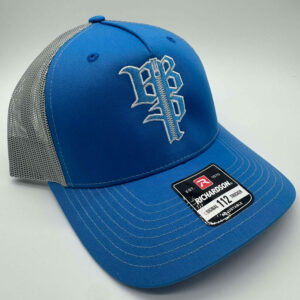 BBP Blue an White Monogram 5 Panel Richardson 112