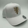 BBP Gold Monogram Elite Pickleball Hat – White Perforated Snapback