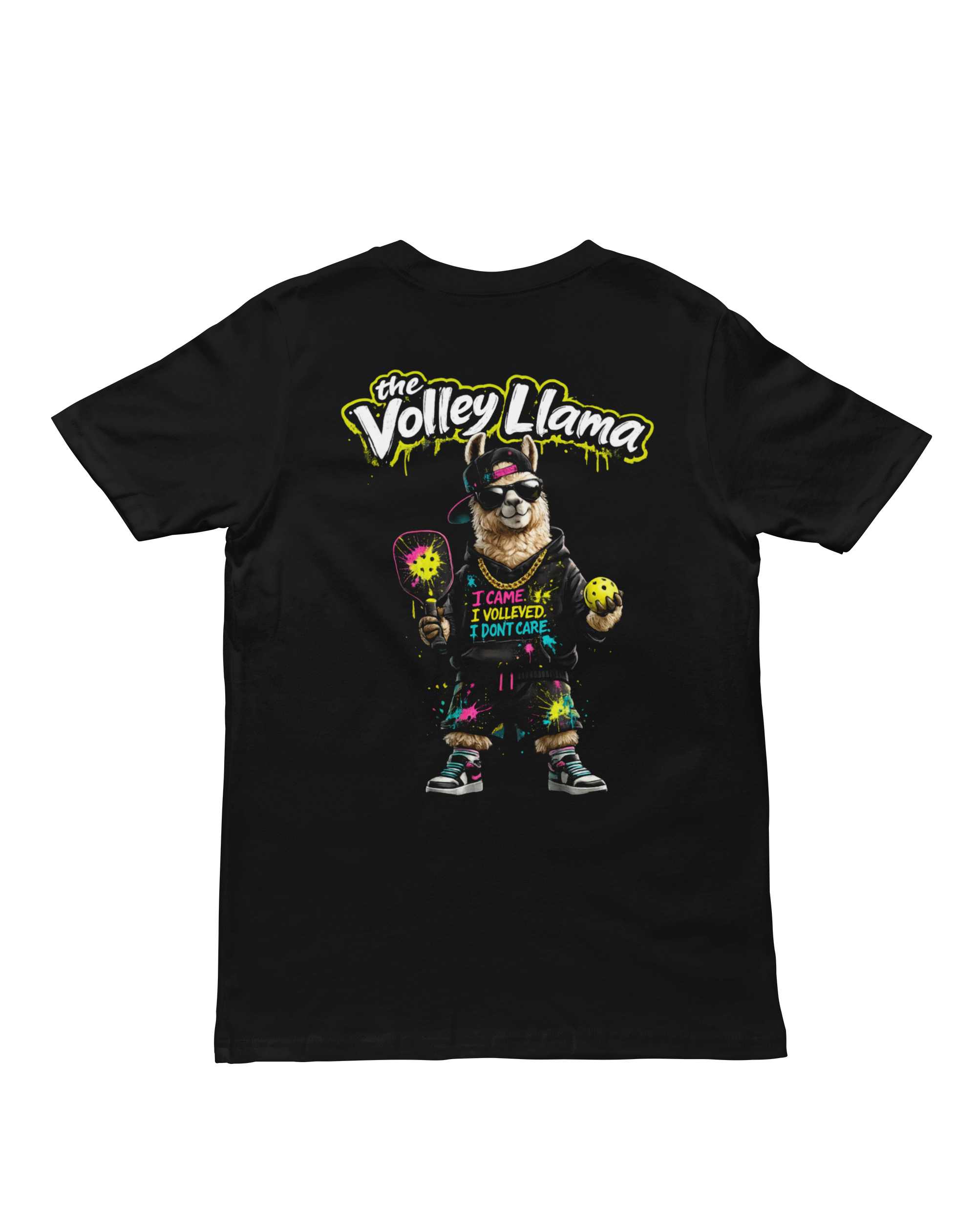 Back of Volley Llama Black