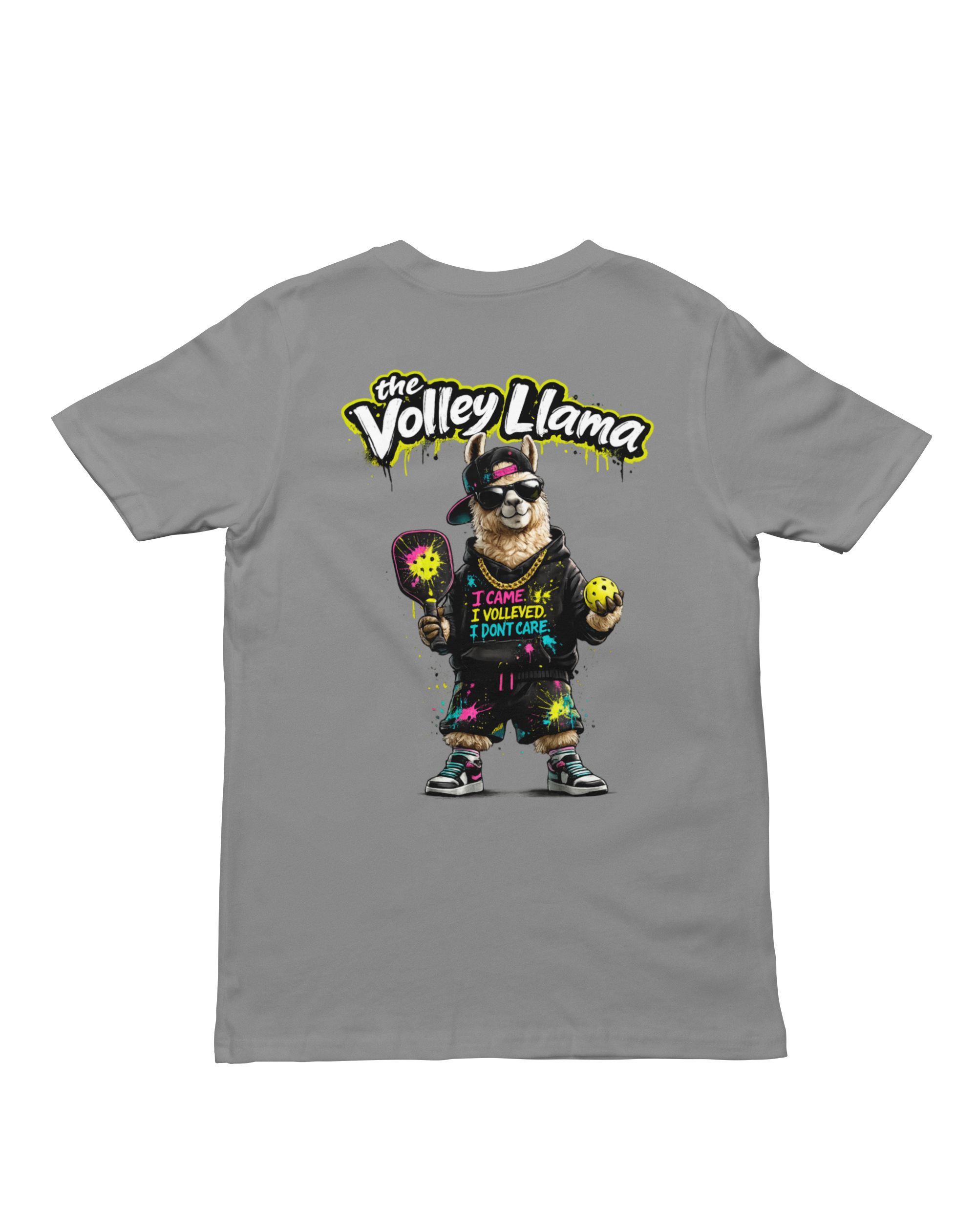 Back of Volley Llama Grey